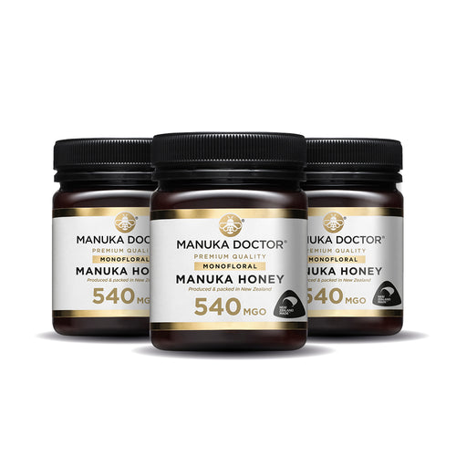 3 x 540 MGO 250g Manuka Honing