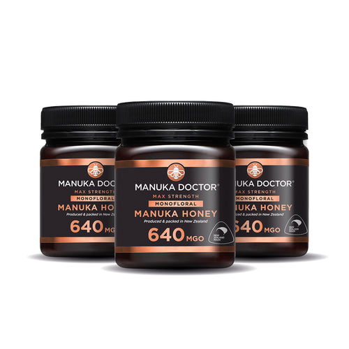 3 x 640 MGO 250g Manuka Honing