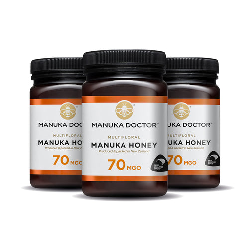 3 x 70 MGO Manuka Honing 500g